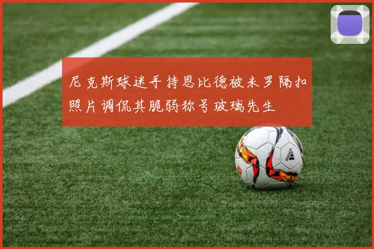 尼克斯球迷手持恩比德被米罗隔扣照片调侃其脆弱称号玻璃先生